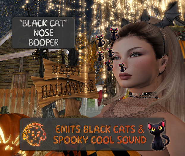 SALE!! ~ Nose Boop (DIRECT/HALLOWEEN/BLACK CAT)