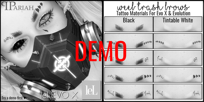 .:.Pariah.:. Weeb Trash Brows & Tattoos DEMO