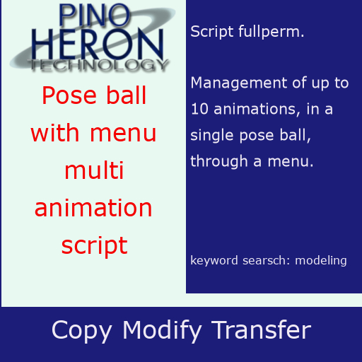 037 -Pose ball with multi-animation menu