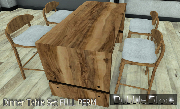 Bubble - Dinner Table Set FULL PERM