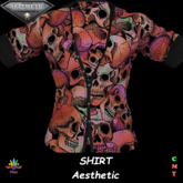 M - Shirt - Psycho Skulls #1 - Aesthetic
