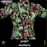 M - Shirt - Psycho Skulls #4 - Aesthetic