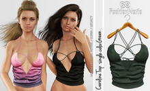 Caroline Top Green - Maitreya Lara, Lara Petite, Kupra Original, Legacy - FashionNatic