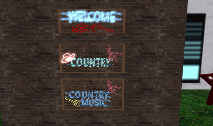 neon sign with steel grid background