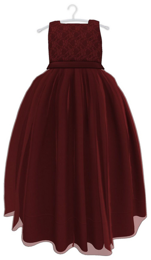 Mia Bebe TODDLER/YOUTH & TD Rena Gown - Wildberry [Add]