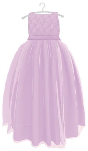 Mia Bebe TODDLER/YOUTH & TD Rena Gown - Orchid [Add]