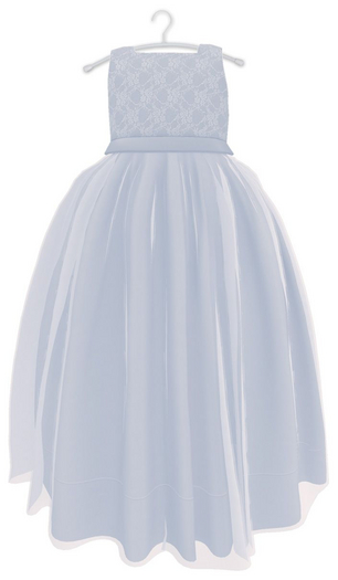 Mia Bebe TODDLER/YOUTH & TD Rena Gown - Haze [Add]