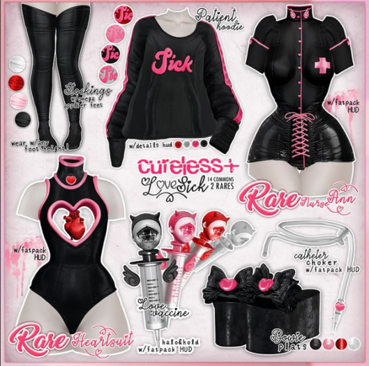 CURELESS [+] LoveSick / MAITREYA / Stockings / BLACK