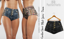 Caroline Shorts Black Jeans - Denim - Maitreya Lara, Lara Petite, Kupra Original, Legacy - FashionNatic