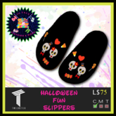 *LVD* Halloween Fun Slippers - Tweenster
