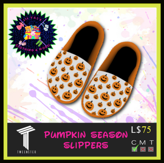 *LVD* Pumpkin Season Slippers - Tweenster