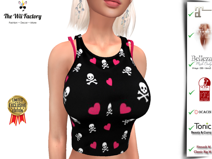 Tank Top Strip Sweet Death