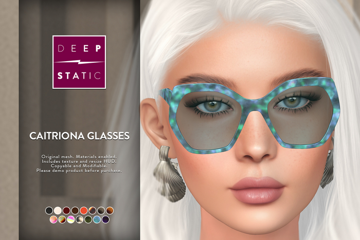 Caitriona Glasses by DEEP STATIC