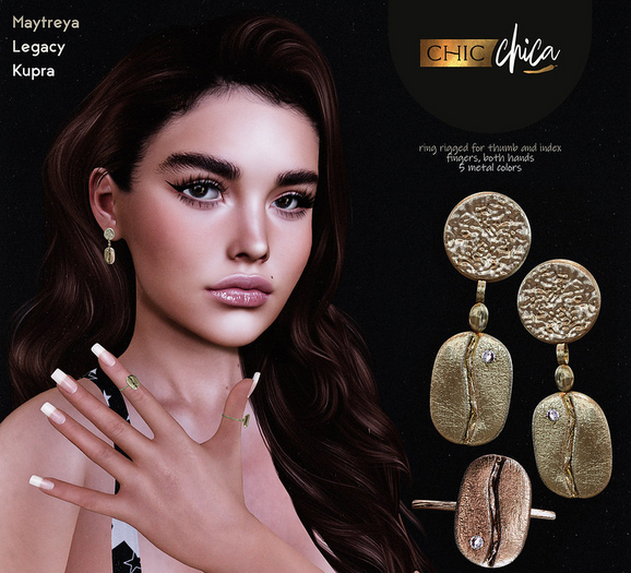 :::ChicChica::: Coffee Jewelry Set