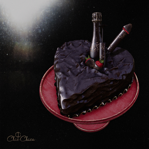 :::ChicChica:::  Heart cake