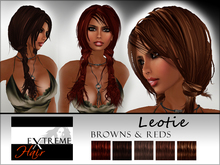 Leotie browns & reds - Hair Extreme