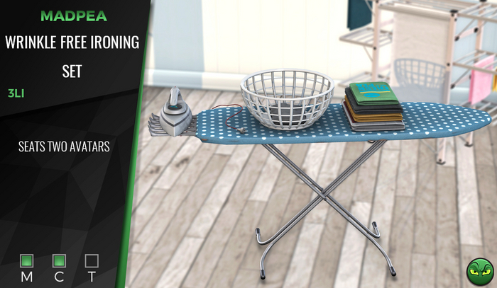 MadPea Wrinkle Free Ironing Set