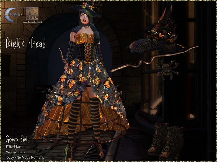 BMe Trick'r Treat Gown Set Maitreya (ADD)