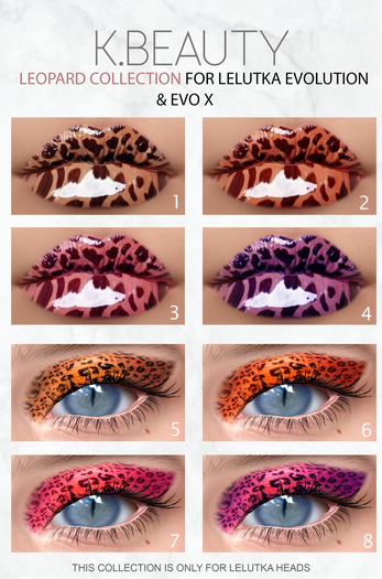 K.BEAUTY -  LEOPARD COLLECTION - LELUTKA EVO - EVO X