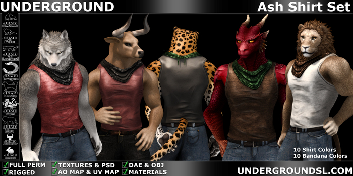 (UG) - Ash Shirt Set