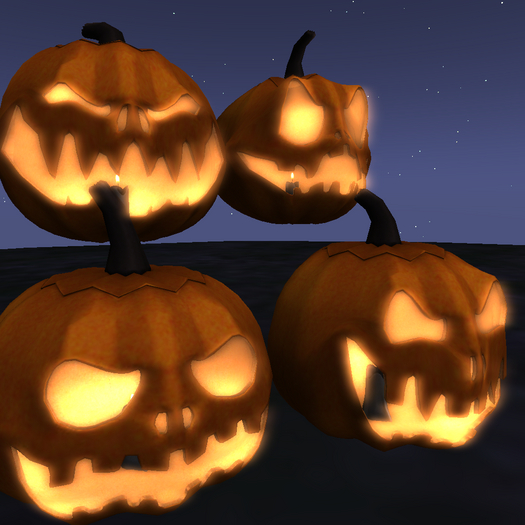 Deluxe Glowy Jack O Lantern Pumpkins Demo