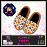 *LVD* Pumpkin Season Slippers - BeBe Youth
