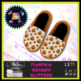 *LVD* Pumpkin Season Slippers - BeBe Toddler