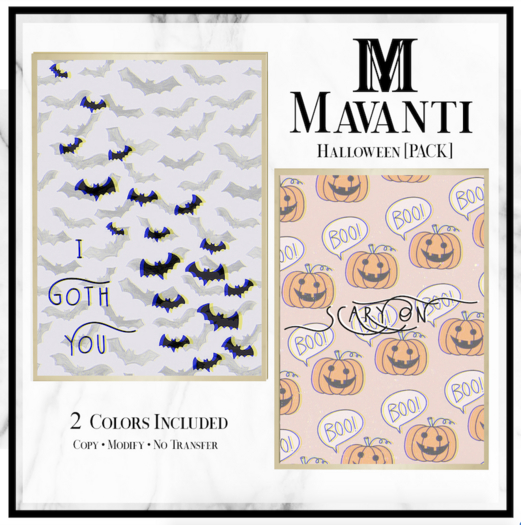MAVANTI - Paintings - Halloween [PACK]