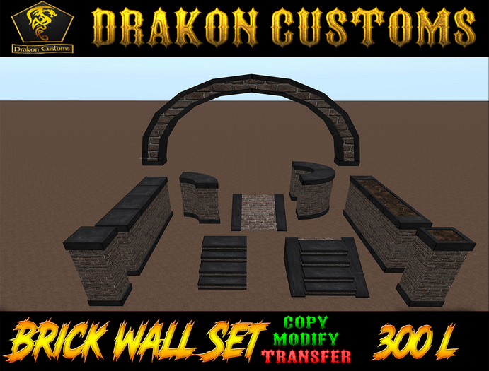 Brick Wall Set