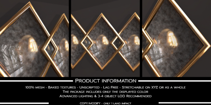 TheSinner - Diamonds Mirrors - Decor