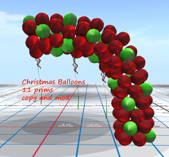 Christmas balloons