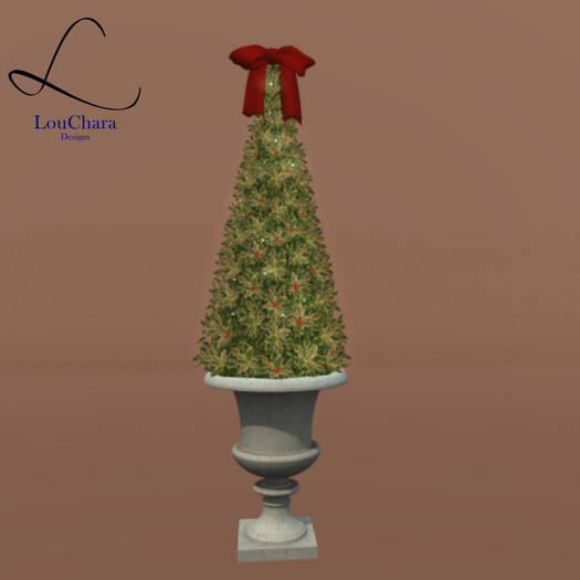 LouChara Holly Topiary 