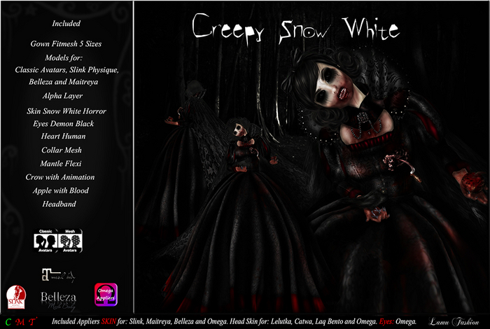-Lamu Fashion-Gown *Creepy Snow White* DEMO