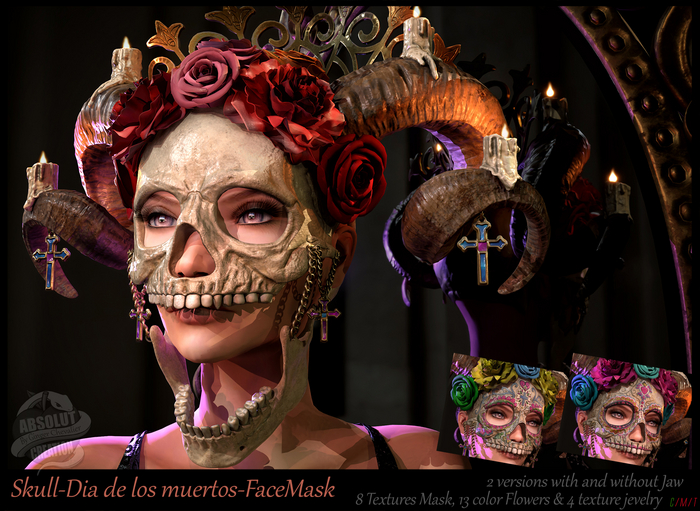 *!* skull dia de los muertos