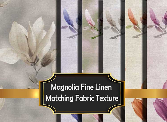 Magnolia Fine Linen Matching Fabric texture seamless