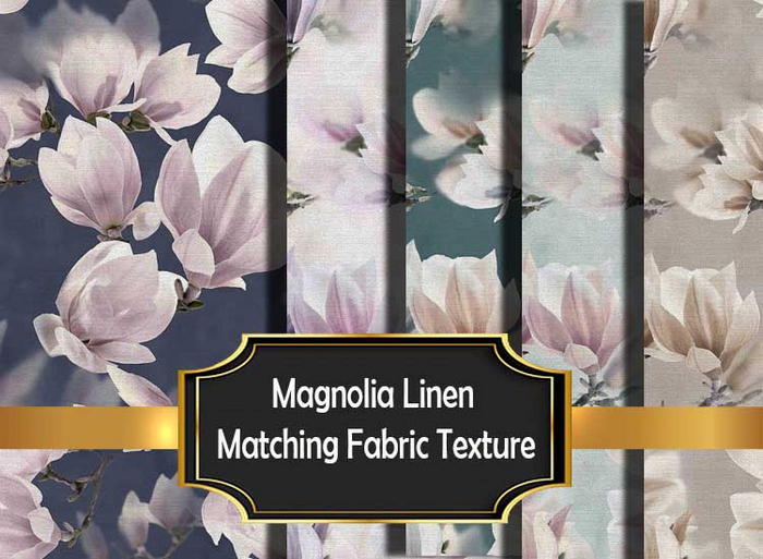 Magnolia Linen Matching Fabric texture seamless