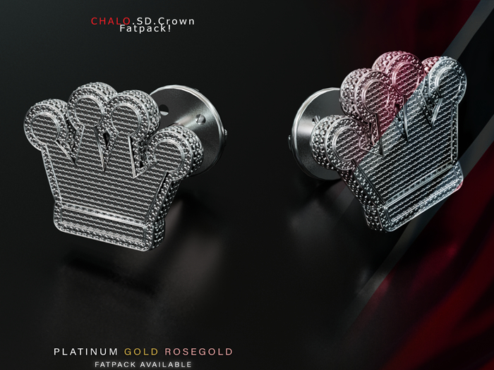 Chalo.Stud Crown Gold/Plat Fatpack!!!