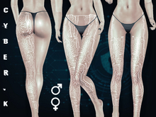 Cyber-K - BOM : Cyber Legs White (For Man and Woman)