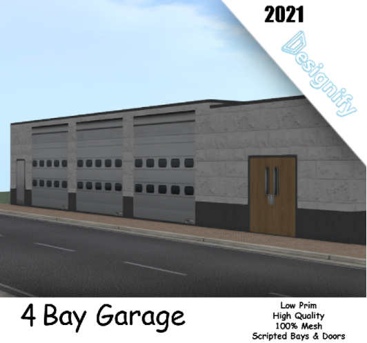 [Designify] Simple 4 Bay Garage