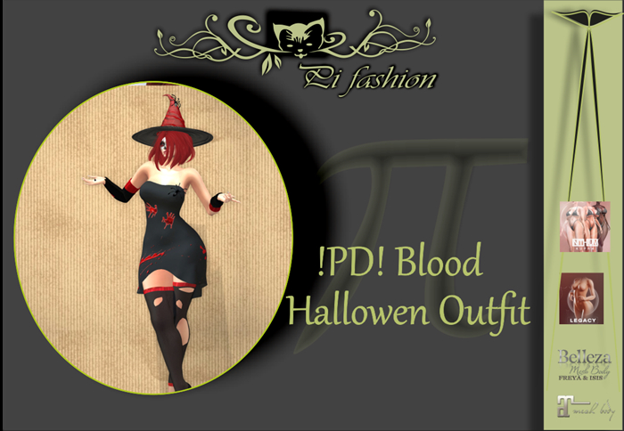 !PD! Blood Hallowen Outfit