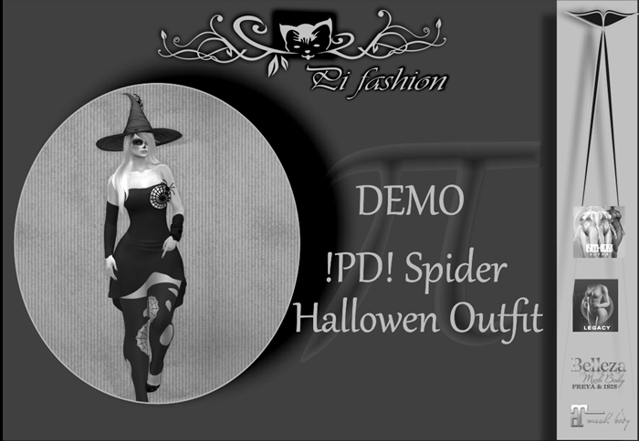 !PD! Spider Hallowen Outfit DEMO