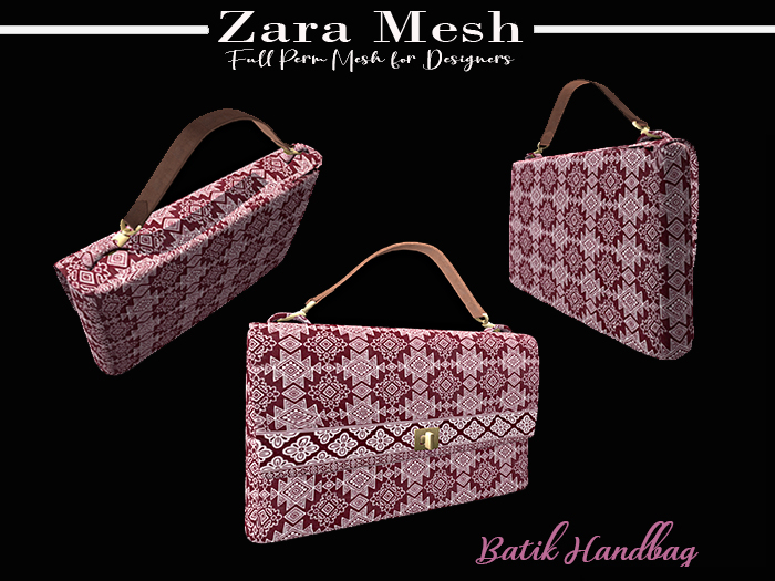 Zara Mesh - Fashion - Batik Handbag - FULL PERM MESH