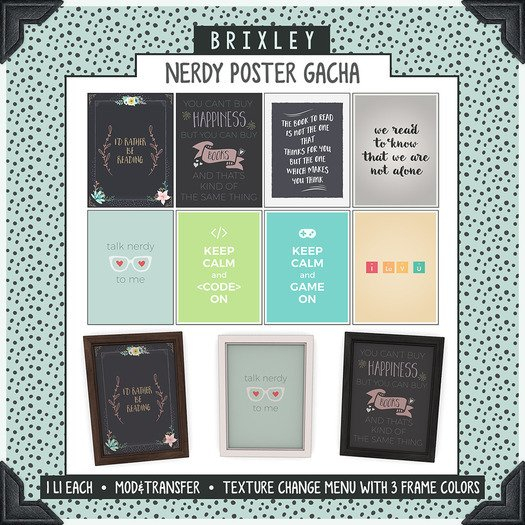 [Brixley] nerdy poster - code