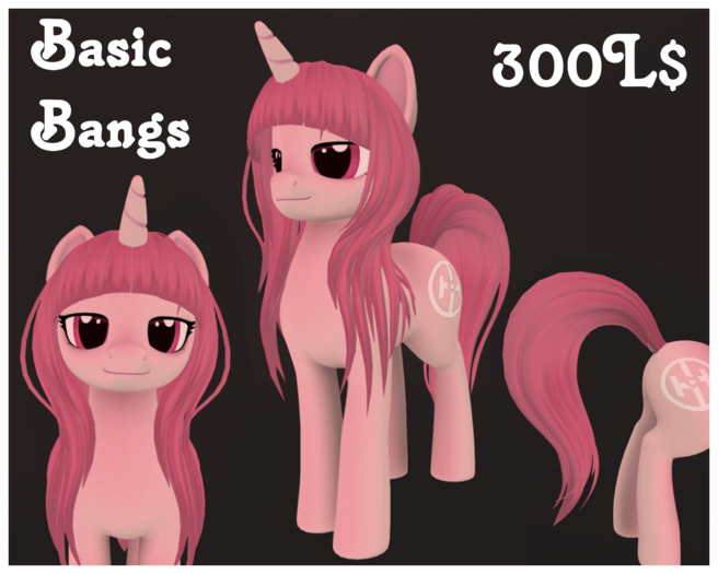 [HMART] Basic Bangs Mane & Tail