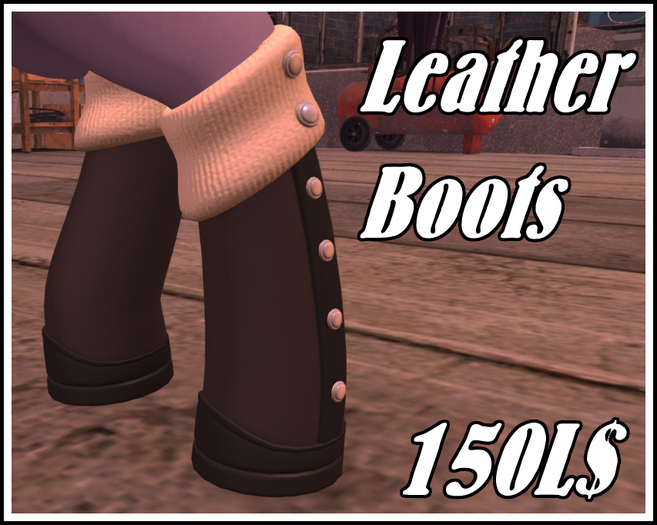 [HMART] Leather Boots