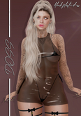 DOSS Black Plastic Dress 