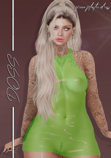 DOSS Green Plastic Dress