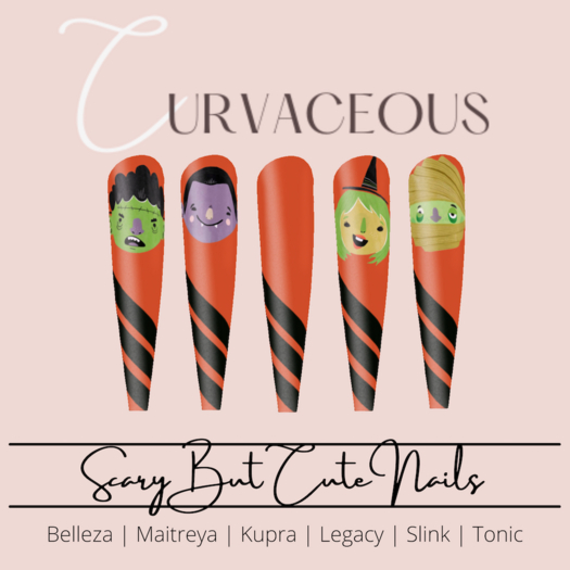 {Curvaceous} Scary But Cute Nials