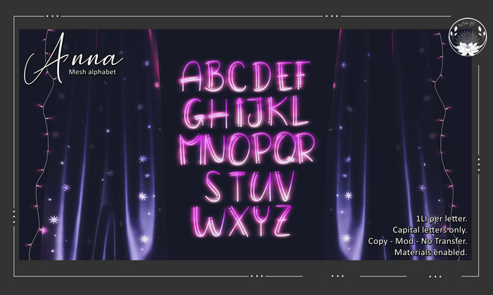#LuluB! - Anna - Capital Letters - FATPACK.