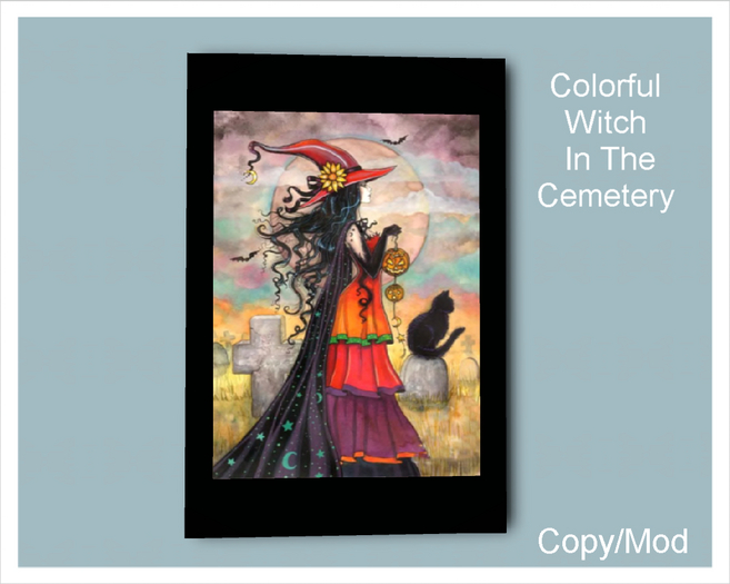*CC* Colorful Witch In The Cemetery